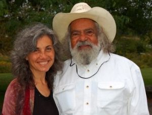 Barbara Schacht Randall with her husband the late Indigenous Elder, Bob Randall